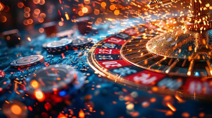 Live Mega Wheel table with numbered segments and multipliers on hongkong asli